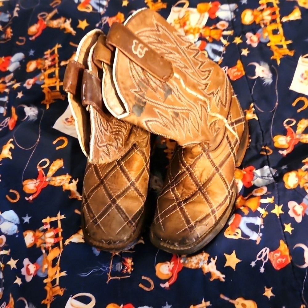 Anderson Beans Little boys cowboy boots